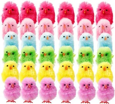 Zdjęcie produktu dla 36 sztuk mini figurek owiec – dekoracja do jajek wielkanocnych, idealna jako prezent na Wielkanoc, do dekoracji jaj, kapeluszy i ciast