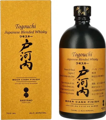 Obrázek produktu pro Togouchi Japanese Blended Whisky Beer Cask Finish 40% obj. 0,7l v dárkovém balení