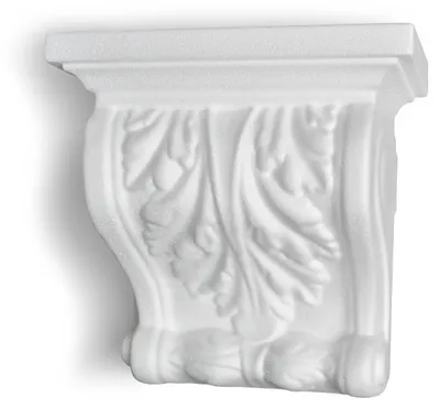 Produktbild von Decosa Konsole, weiß, 195 x 200 x 100 mm - 2 Stück