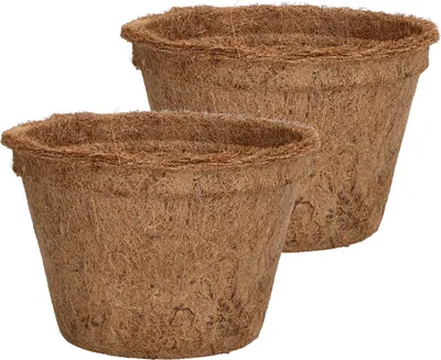 Obrázok produktu pre KOTARBAU® Sada 2 kvetináčov z kokosových vlákien 19,5 x 12 cm