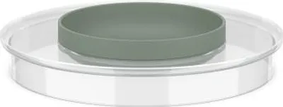 Produktbild von Mepal - Spritzschutzdeckel Chef it - Passt auf 3000 ml Rührschüssel - Zusätzliche Schüssel im Deckel - 250 ml - Keine Spritzer. hält die Arbeitsplatte sauber - Nordic sage