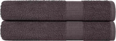 Produktbild von Hochwertig Handtücher 2 Stk. Anthrazit 100x200 cm 360 g/m² 100% Baumwolle 136697