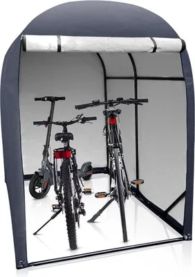 Productafbeelding van Famanu fietsenstallingsplaats voor 2 fietsen, 34 m³ - Anthraciet