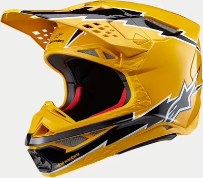 Image de Alpinestars Motocross Helm Sm10 Amp noir/Y Taille : XL