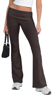 Immagine prodotto di Pantaloni da donna aderenti con cintura elasticizzata e cordoncino regolabile