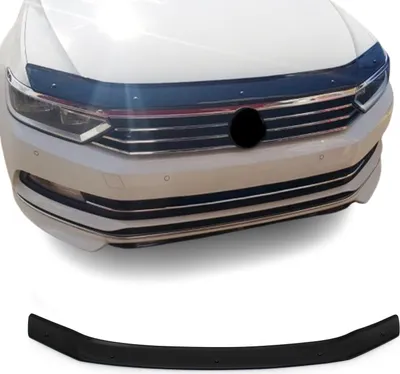 Image de Deflecteurs d'air capot de voiture pour VW Passat B8 2015-2019 Acrylique Noir