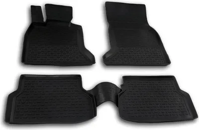 Produktbild von 2003-2010 BMW 5er E60 E61 Limo Touring Fußmatten Gummi Schwarz 4 tlg
