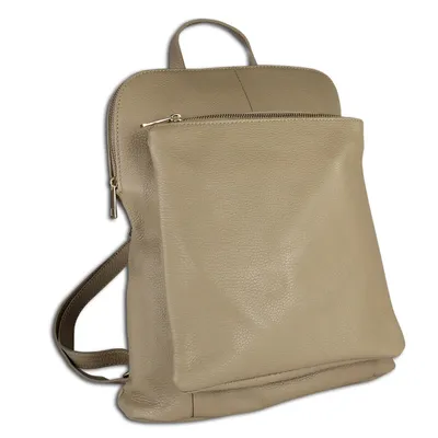 Produktbild von Toscanto Backpacks Cityrucksack taupe, beige Leder OTT610RI