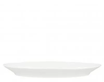 Immagine prodotto di H&H Piatto Ovale da Portata New Alba in Porcellana Bianca 36 cm