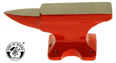 Produktbild von Voll funktionsfähiger kleiner Amboss mit Maßen 11 x 5 cm und ca. 450 Gramm Gewicht