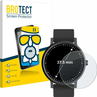 Produktbild von BROTECT Entspiegelungs Schutzglas für Armbanduhren (Kreisrund, ø: 37.5 mm) Schutzfolie Panzer Folie Glas Display Schutz matt