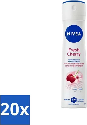 Produktbild von Nivea - Antitranspirant Deodorant - Frische Kirsche - 150 ml - Vorteilspack - 20 Stücke