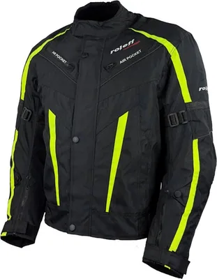 Produktbild von Roleff RO548 Motorradjacke – Neongelb, wasserdicht, atmungsaktiv & mit Protektoren  Roleff Größe: S,
