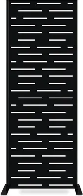 Produktbild von ARLBERG Dekorplatte schwarz H.160cm Vollmuster