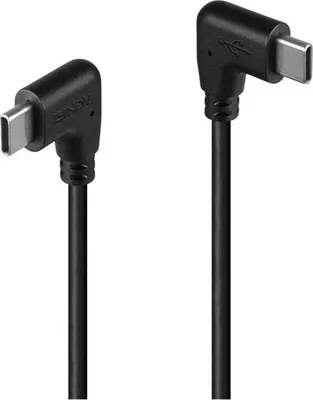 Immagine prodotto di LINDY USB 2.0 Typ C Kabel, 2 x 90° gewinkelt 1m
