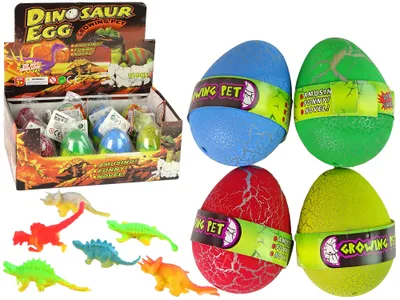 Image de Hatching Magic Dinosaur Ei Wachsen 6 cm Coloré