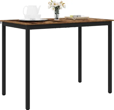 Produktbild von Rechteckiger Stehtisch aus Holzwerkstoff mit Metallgestell, 140x80x105 cm