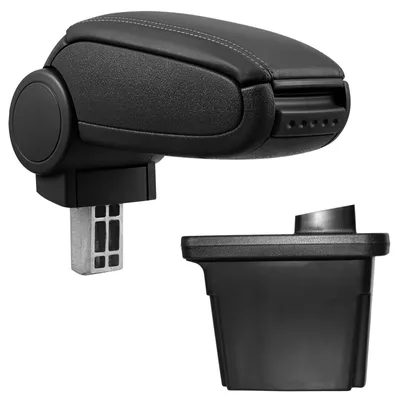 Armlehne Mittelarmlehne MAL Leder Bezug Schwarz für Hyundai i30 2007-2012 – Produktansicht