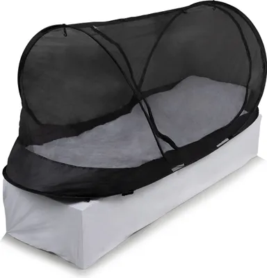 Produktbild von Travelnet Pop-up-Moskitonetzzelt imprägniert, L210x B80x H85cm, schwarz, 1 Person