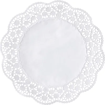 Image de PAPSTAR Pointe à tarte ronde Diamètre : 360 mm blanc 12 pièces