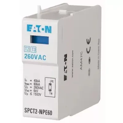 Produktbild von Eaton Überspannungsableiter Einsatz, 280VAC, 30kA 167617