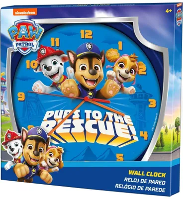 Produktbild von Paw Patrol Wanduhr Blau  Blau One Size