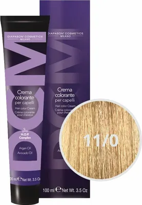 Produktbild von Diapason Haarfarbe Diapason Color Hair Color Cream 11/0 Extra Lightened Natural Blond
