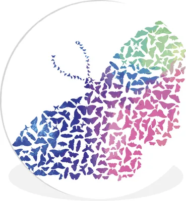 Produktbild von MuchoWow® - Wand Kreis - Das Schlafzimmer - Die Bilder - Wandmalerei - Kunst für das Haus - das Plastik