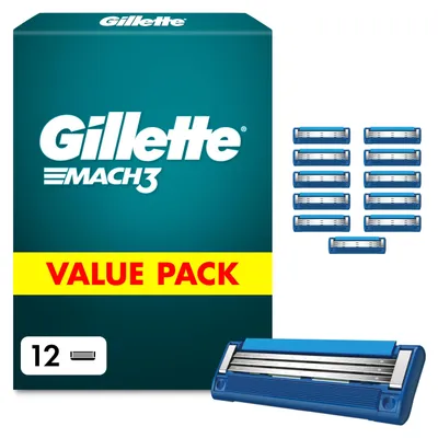 Immagine prodotto di Gillette 8700216503679 Gillette MACH3 TURBO Rasierklingen 12 St.