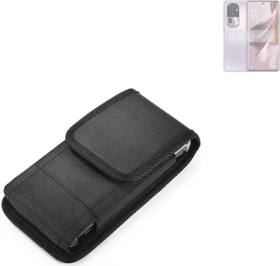 Produktbild von Holster Gürteltasche kompatibel mit Oppo Reno10 PHW110 Holster Gürtel Tasche wasserabweisend Handy Hülle Schutz Hülle Outdoor schwarz K-S-Trade