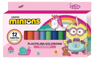 Produktbild von Plastilina Minions, 12 Farben - Beniamin
