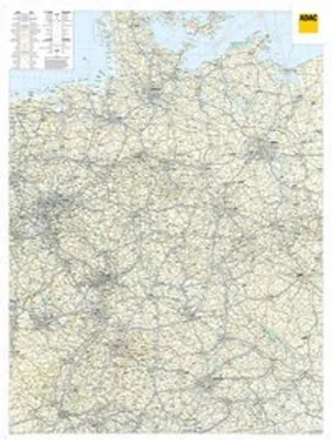 Produktbild von ADAC LänderKarte Deutschland 1:650 000, plano in Hülse