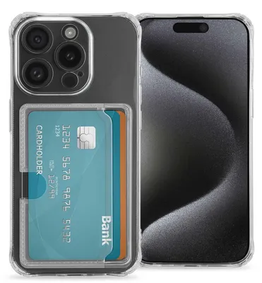 Immagine prodotto di imoshion Custodia morbida con porta carte iPhone 15 Pro - Trasparente