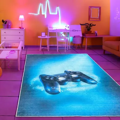 Obrázok produktu pre Herný koberec s joystickom - okrúhly 200 cm