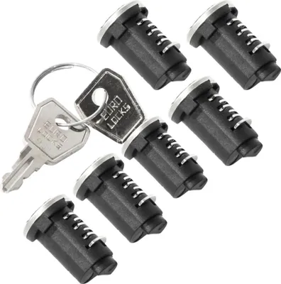 Produktbild von Atera Schlosssatz für Giro / Nova / Strada /Genio 6 Schlösser+2 Schlüssel 083011