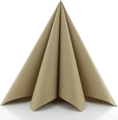 Produktbild von Airlaid Serviette Naturbraun, 40 x 40 cm, 50 Stück - Mank
