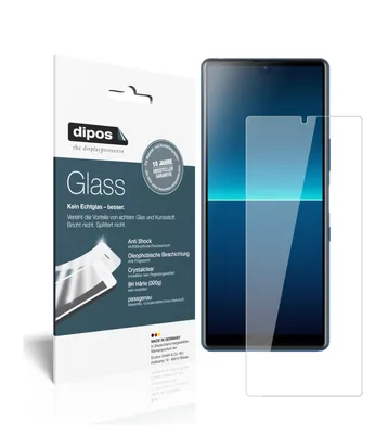 Produktbild von 2x Schutzfolie für Sony Xperia L4 - Anti-Shock 9H Folie dipos Glass Kunststoffglas