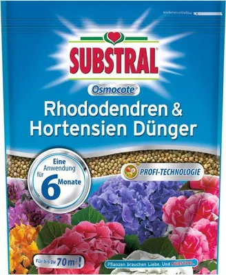 Immagine prodotto di SUBSTRAL Concime di deposito a lungo termine per rododendri e ortensie 1,5 kg - 75060