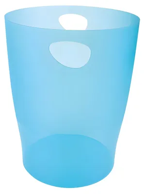 Zdjęcie produktu dla Kosz na śmieci Exacompta Ecobin, turkusowy, 15 litrów, 26,3 x 26,3 x 33,5 cm
