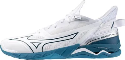 Produktbild von Mizuno Wave Mirage 5(U) White/Moroccan Blue/Silver White/Moroccan Blue/Silver 10