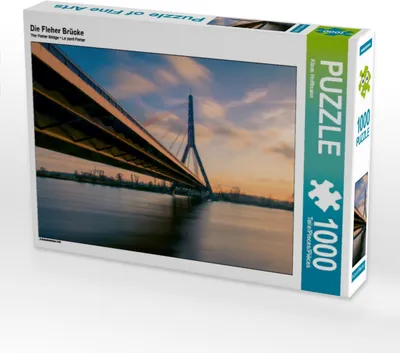 Produktbild von Calvendo Die Fleher Brücke 1000 Teile Puzzle quer 640x480mm, Hoffmann Klaus; 7360977