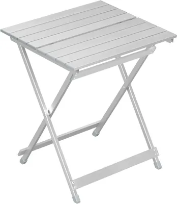 Produktbild von Campingtisch Campingtisch, Aluminium, Beistelltisch, klappbar, Balkontisch, Picknicktisch, ultraleicht, tragbar, klappbar, 50,5 x 47 x 59,5 cm