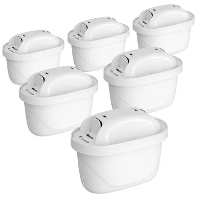 Wasserfilterpatronen 6er-Pack, kompatibel mit Brita Maxtra+