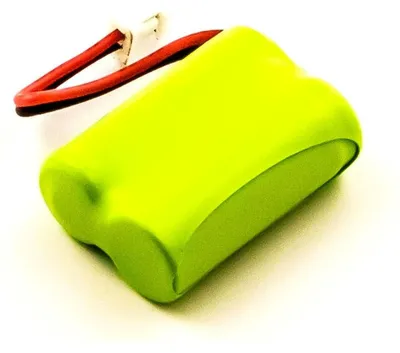 Produktbild von Akku für Audioline DECT 7500 Micro NiMH 2,4 Volt 350 mAh grün.