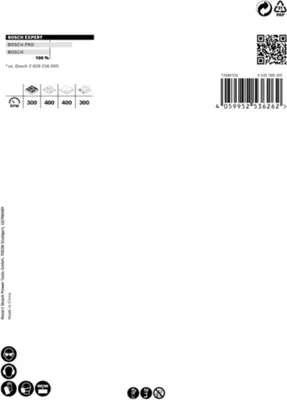 Obrázek produktu pro Bosch 2 608 900 480, Samostarný, Cihla, Středně slisovaná dřevovláknitá deska (MDF), Plast, Měkké keramické obklady, Měkké dřevo, Modrá, 6 cm, 10,2 cm, 1 kusů