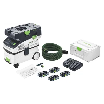 Produktbild von Festool CTLC MIDI Akku Absaugmobil 36 V ( 2x 18 V ) Staubkl. L + 4x Akku 4,0 Ah + Ladegerät + Systainer