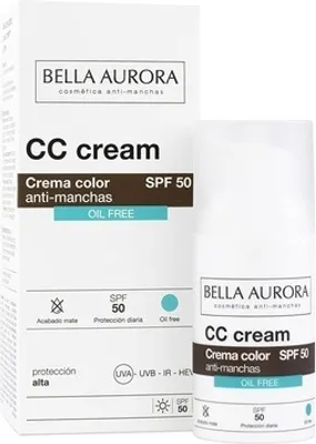 Produktbild von Bella Aurora Cc Creme Anti-Manchas Ölfrei Spf50 30 ml