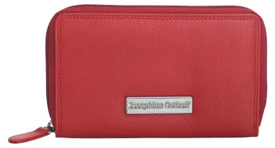 Produktbild von Josephine Osthoff Geldbörse Damen gross Leder doppelter Reißverschluss kompakter Geldbeutel mit RFID Schutz Herren Portemonnaie (262)