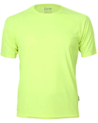 Image de CONA SPORTS CS01 | T-shirt de sport homme Rainbow +  Ökotex - Couleur : Neon Yellow - Taille : XS