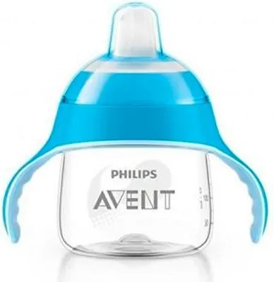 Immagine prodotto di Tazza Avent Blue da 200 ml con beccuccio morbido +6 mesi, 1 pezzo